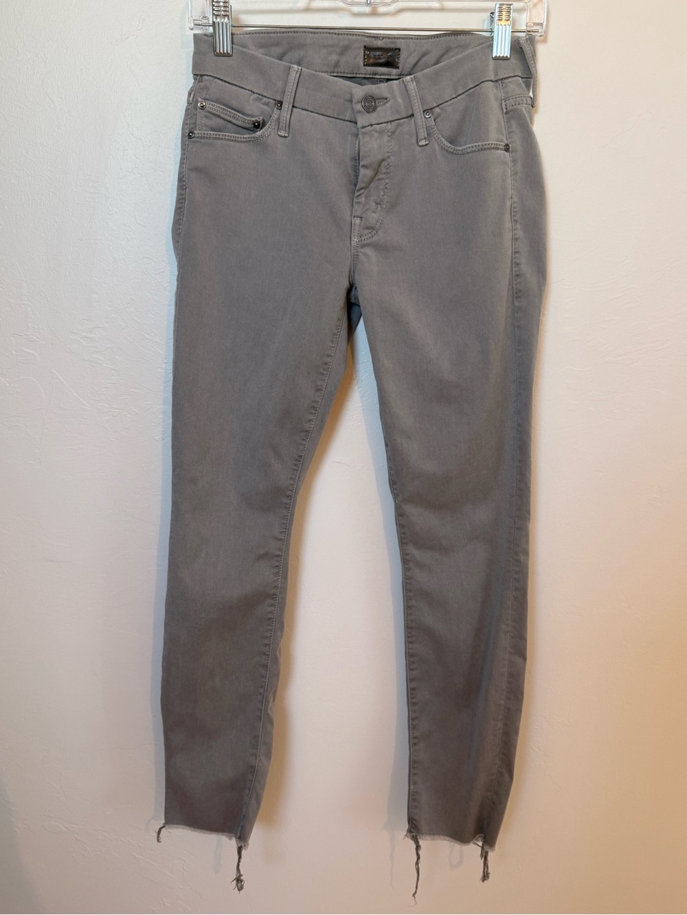 MOTHER Women’s Gray Slim Jeans